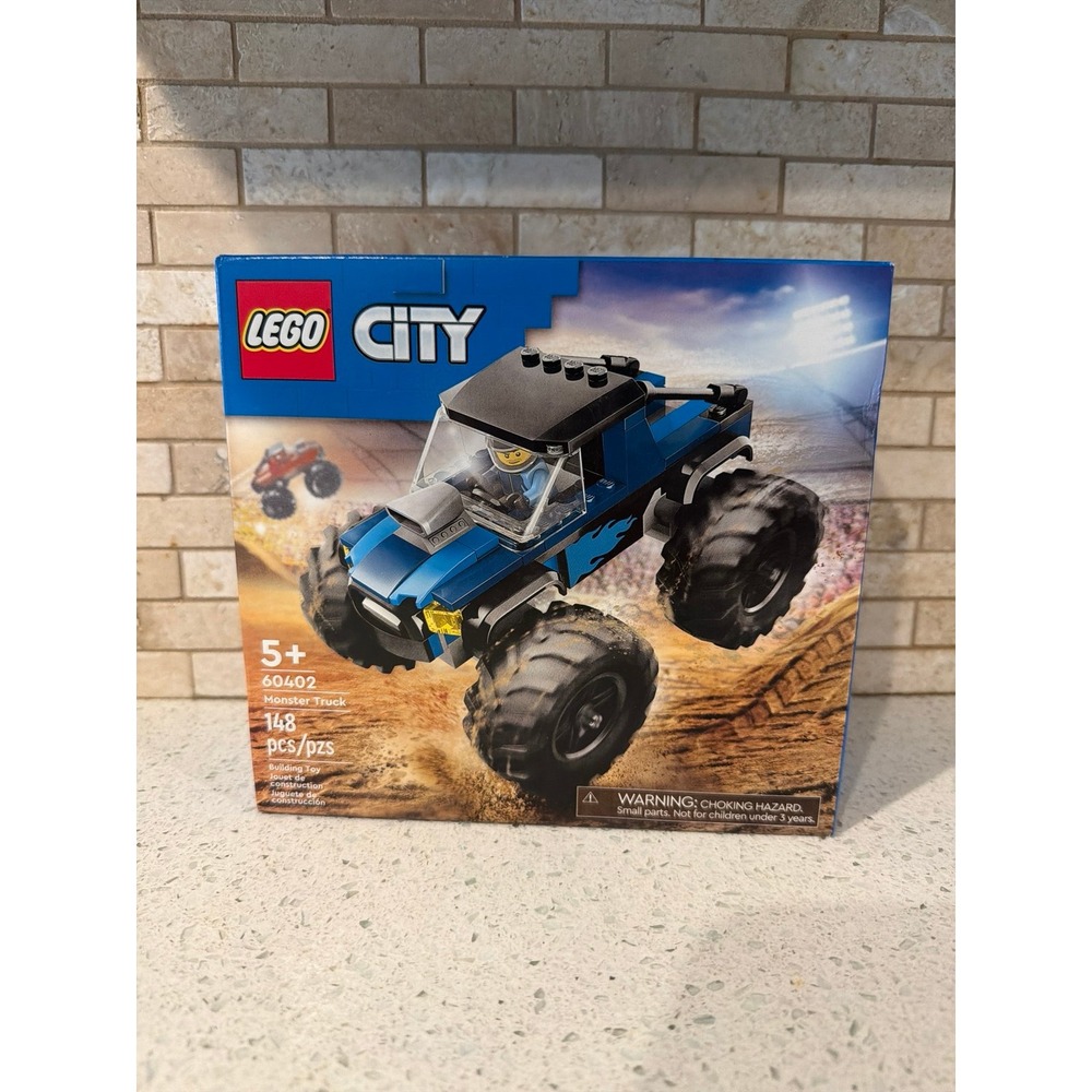 LEGO City 60402 Monster Truck Building Toy Set 148 PCS New Sealed - Picture 1 of 2